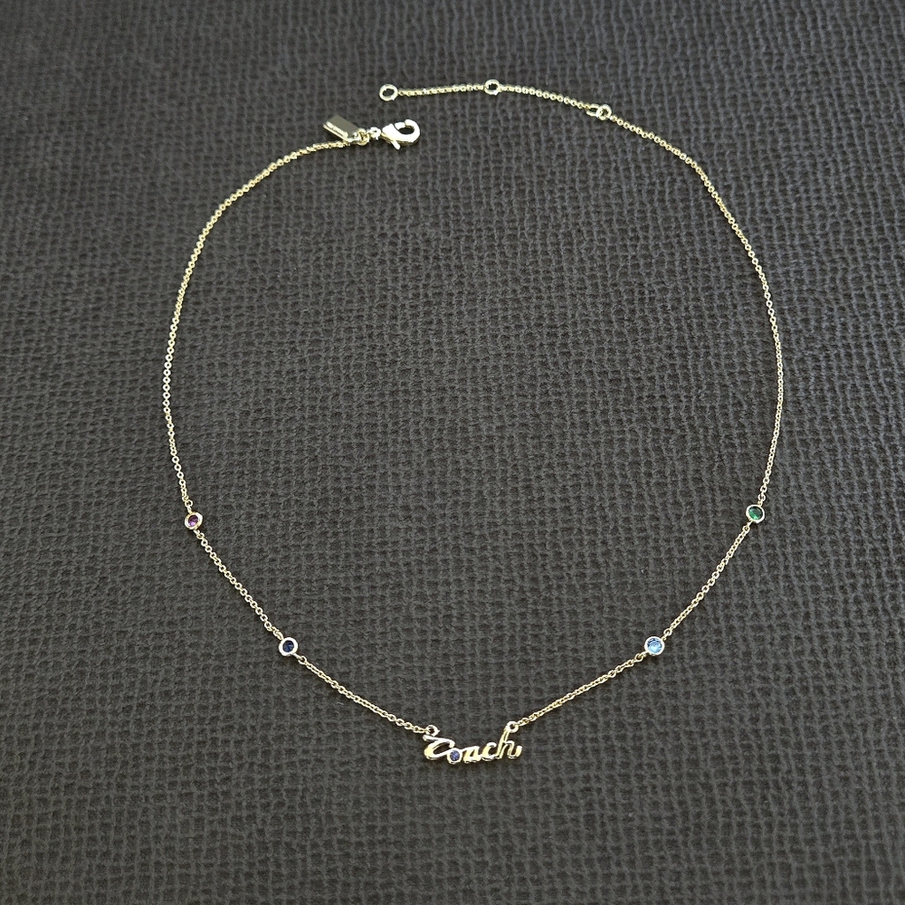 Coach Stationary Script🖋 "Coach" Necklace - Picture 12 of 15